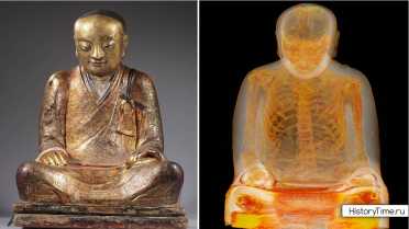Статуя Будды оказалась саркофагом монаха